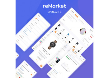 ReMarket v 1.9 – адаптивный универсальный шаблон для Опенкарт 3