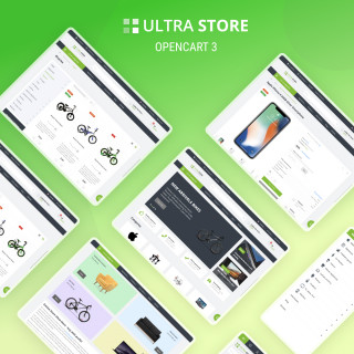 UltraStore v 3.2 - адаптивный универсальный шаблон для Опенкарт 3