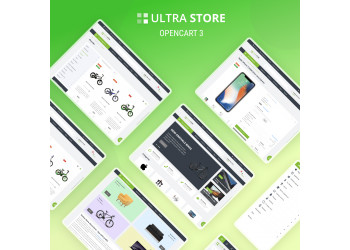 UltraStore v 3.2 - адаптивный универсальный шаблон для Опенкарт 3